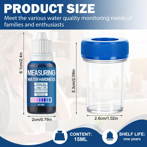 WANJAO test kit used in pools, spas, and aquariums to monitor water quality.