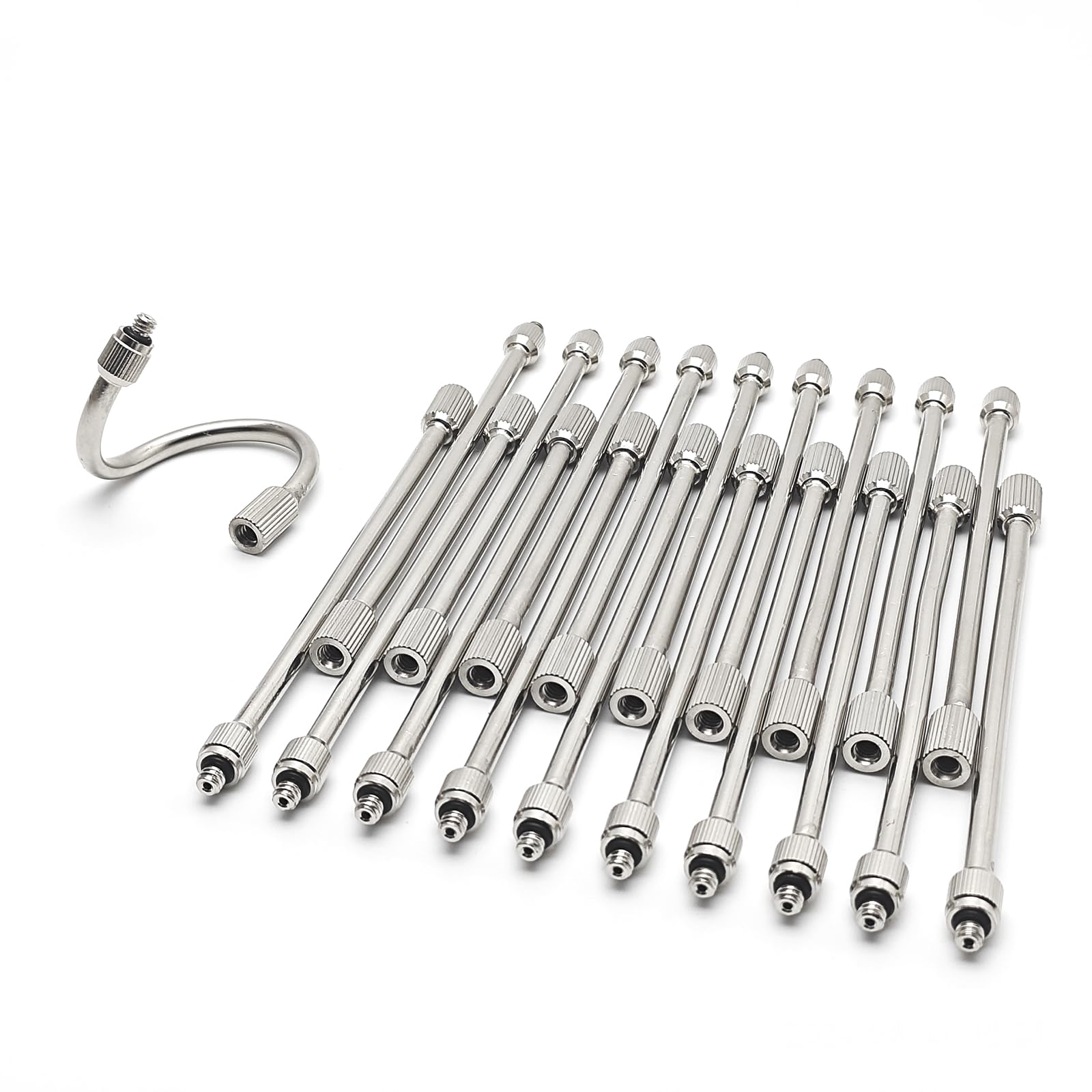 WANJIAHUI brass flexible nozzle extensions provide precise misting for garden irrigation.