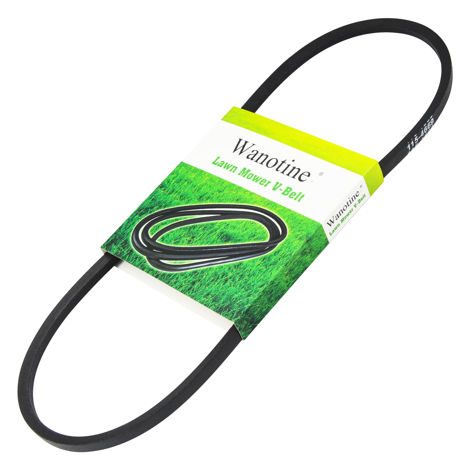 Wanotine 115-4669 V-Belt for Toro Recycler; smooth drive performance and steady mowing.