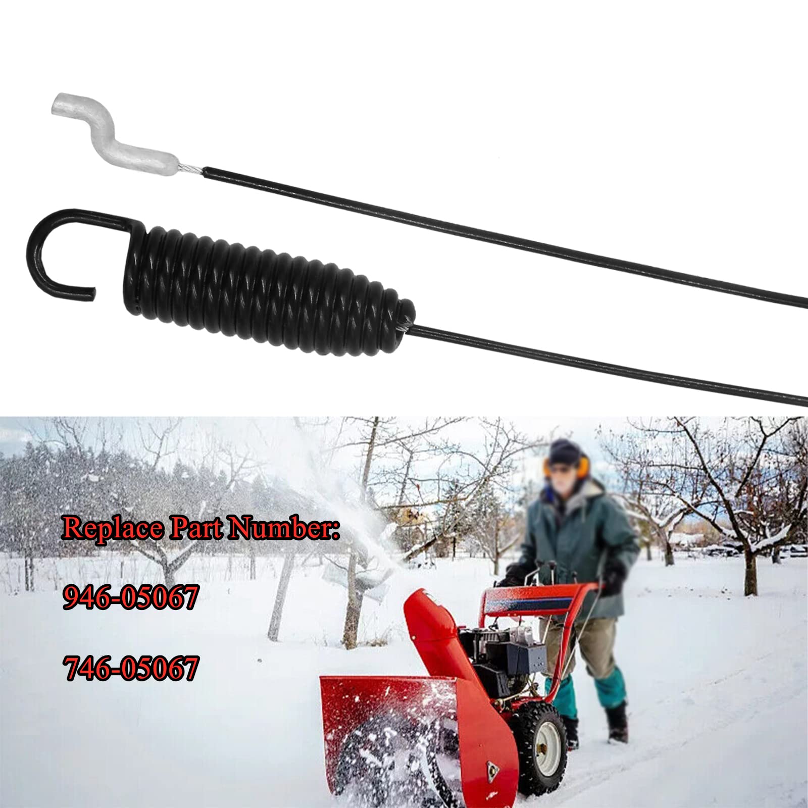 Wanotine 946-05067 Z-bend end and spring for secure fit