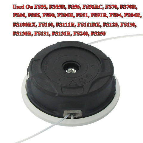 Wanotine C26-2 trimmer head side view showing rugged durability for daily use.