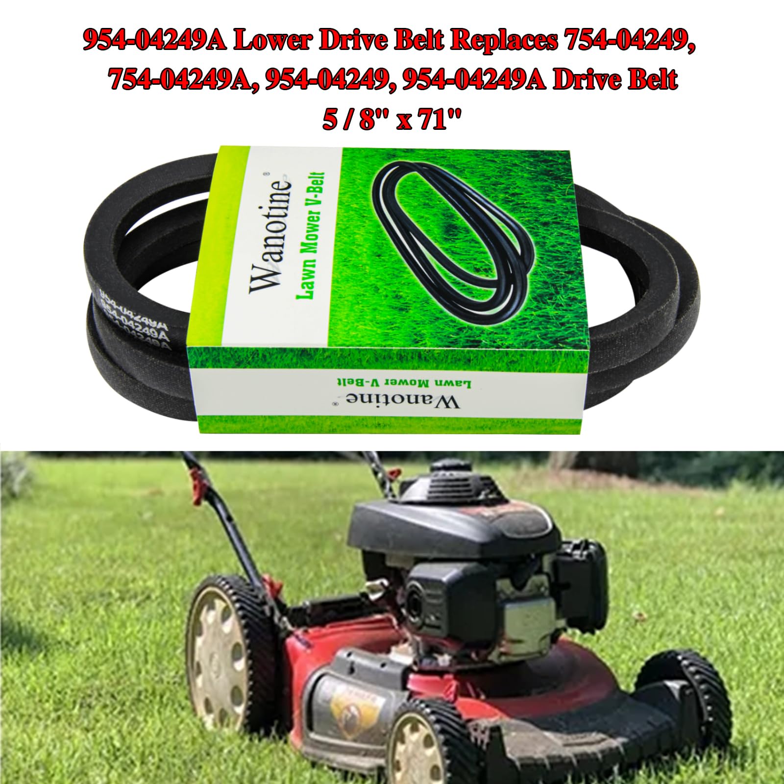 Compatibility with Troy-Bilt Pony/Tuffy and Craftsman tractors for reliable mowing.