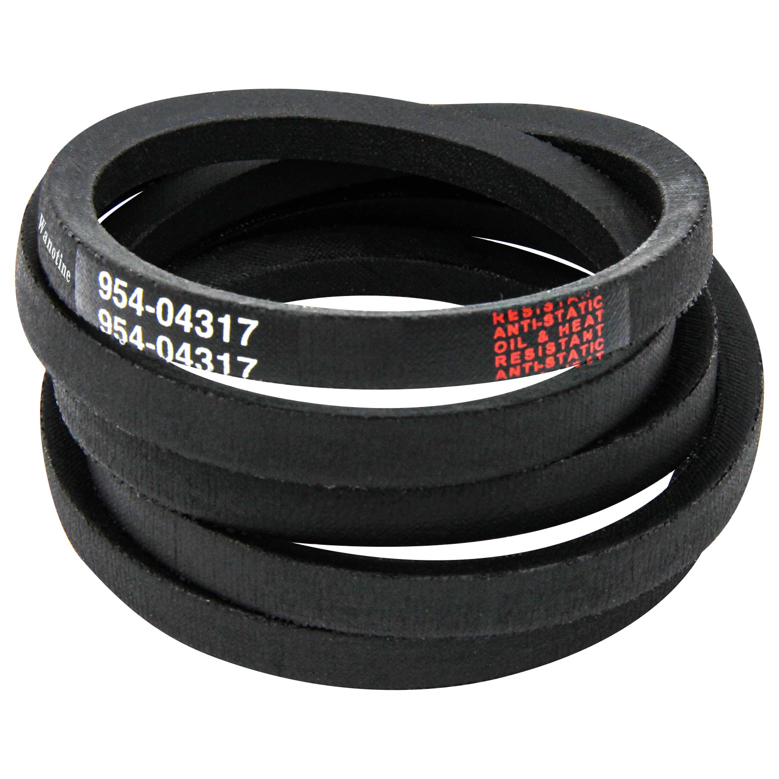 Wanotine drive belt for zero-turn, visual focus on 67 inch length and fit