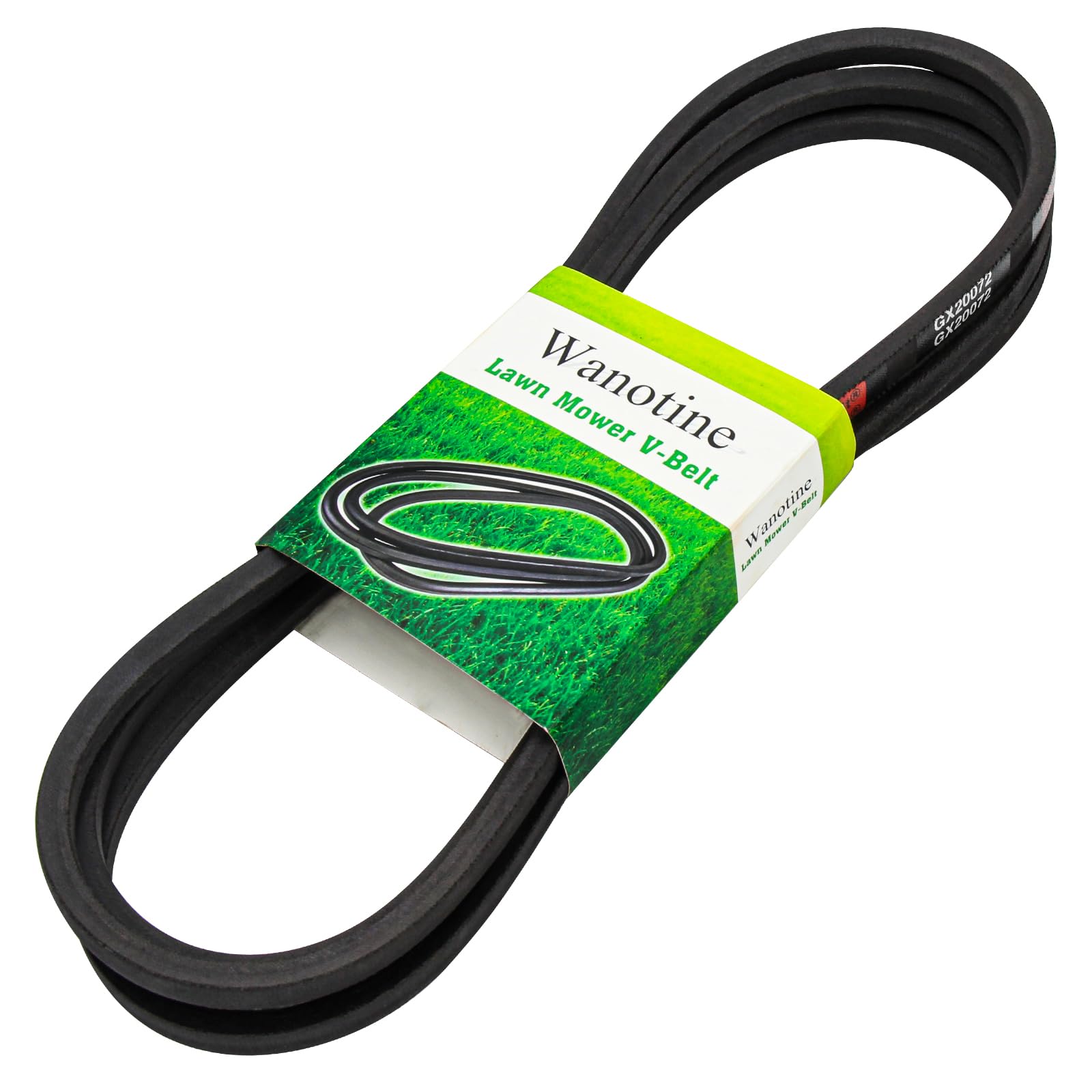 Wanotine GX20072 deck belt in packaging for easy replacement