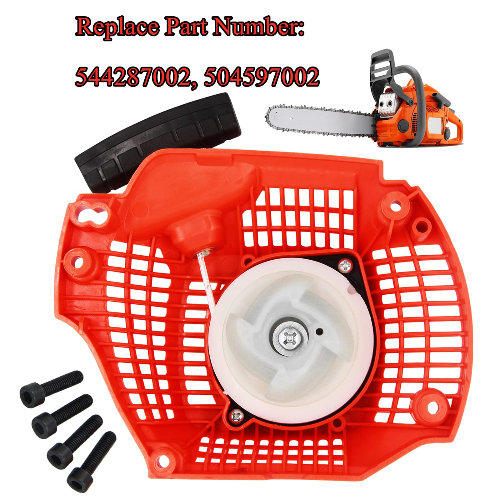 Wanotine recoil starter for Husqvarna 135/140 pull start, reliable replacement