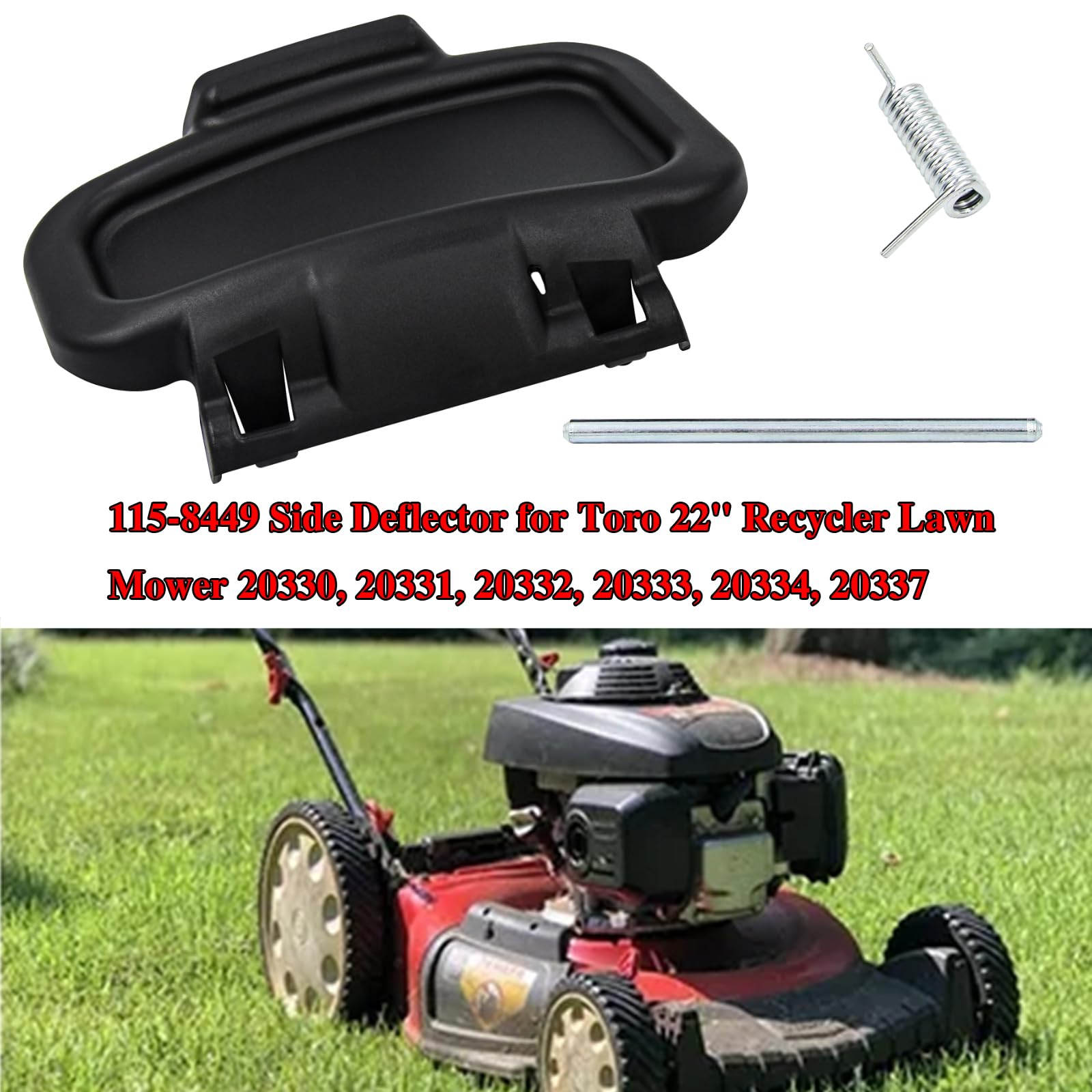 Wanotine replacement pack includes deflector, spring, and rod cover.