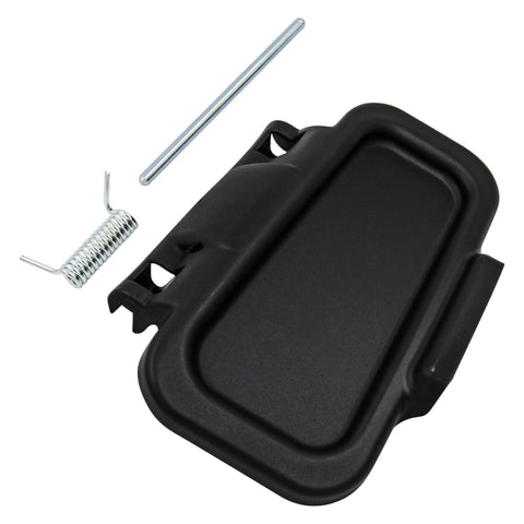 Wanotine side deflector for Toro 22'' Recycler mower improves debris control.
