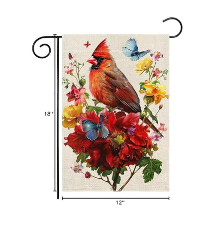 Wanpluml Gift-ready garden flag for garden lovers decorating outdoor spaces.