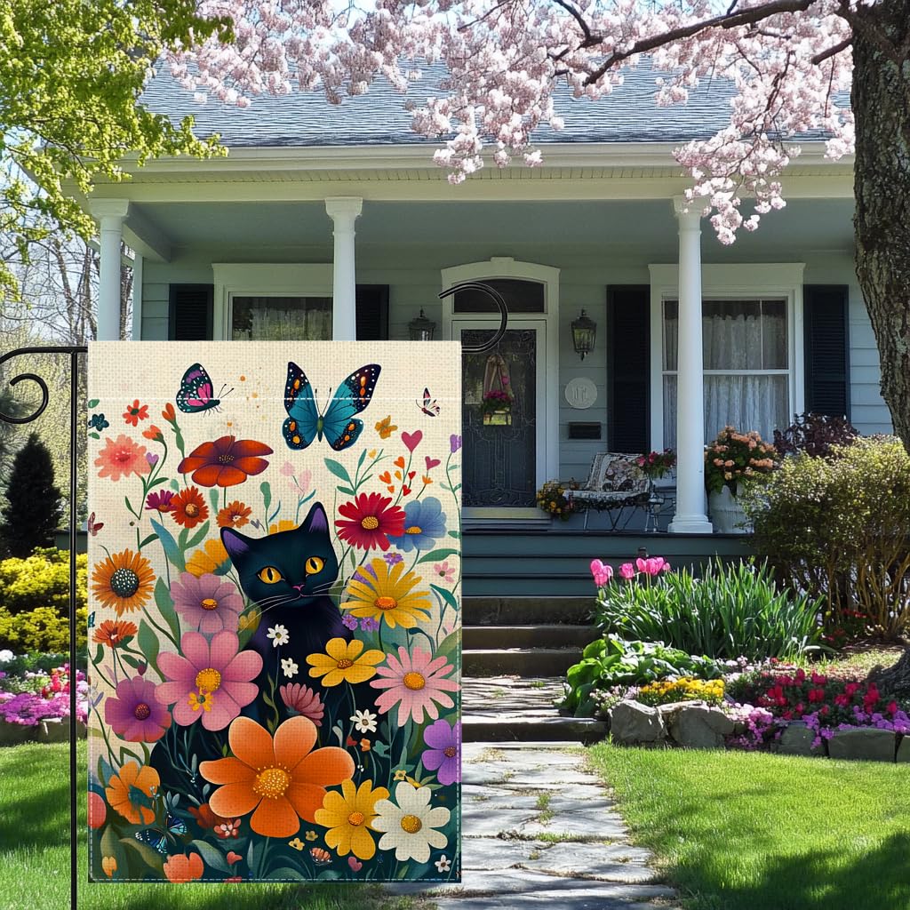 Wanpluml patio-ready flag adds cheerful color to yard, porch, or balcony.