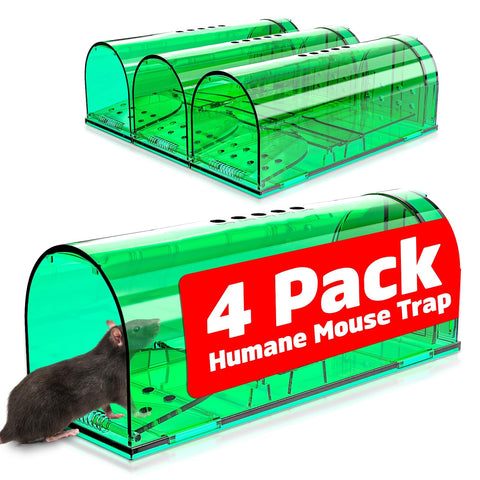 Wanqueen humane mouse trap setup shows quick, safe capture for small rodents.