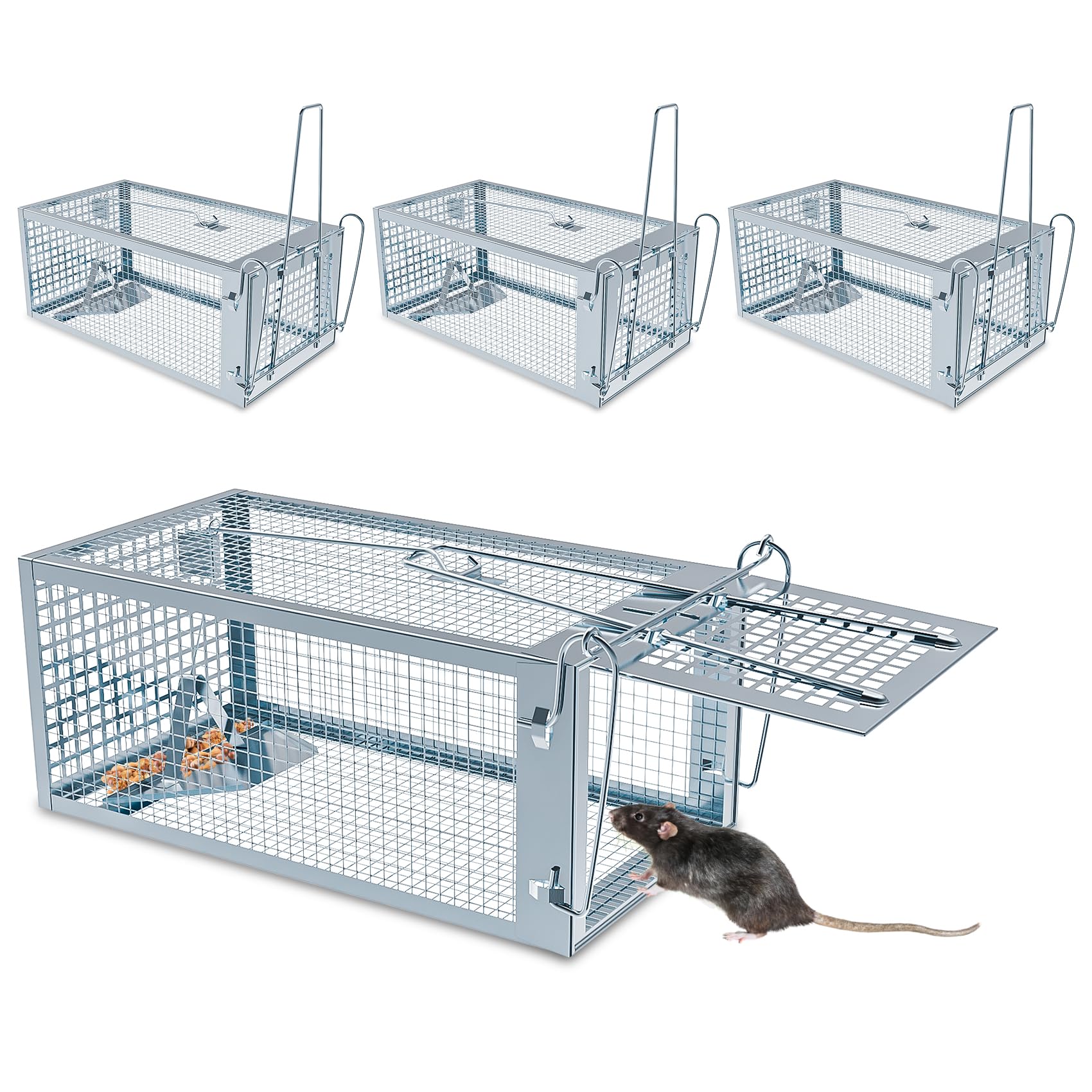 Wanqueen humane rat trap outdoor cage with safe release.
