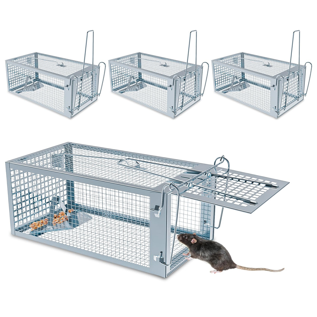 Wanqueen humane rat trap outdoor cage with safe release.