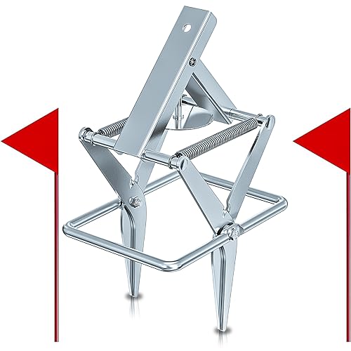 Wanqueen Mole Trap outdoor setup shows quick, easy placement for lawn protection.