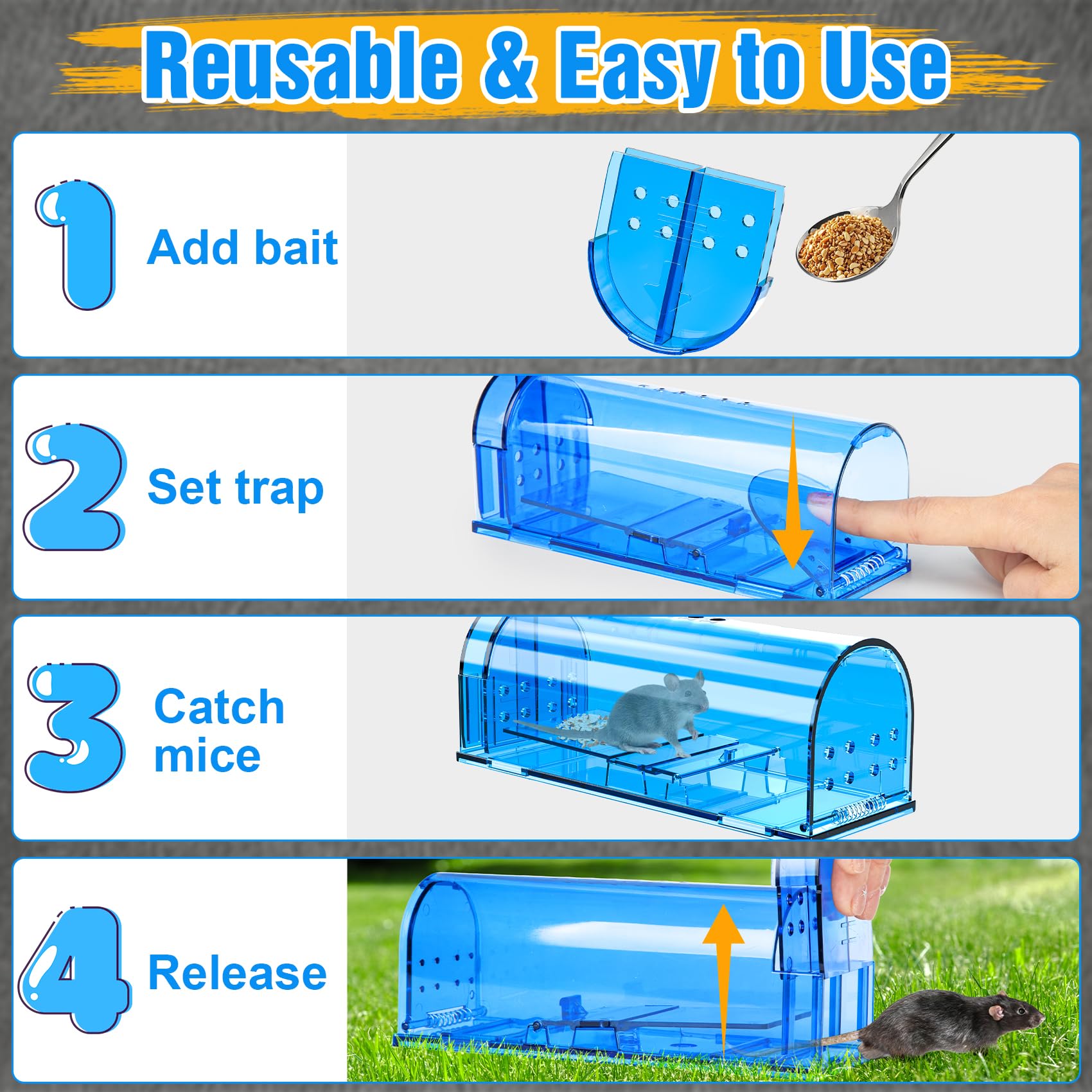 Wanqueen safe around kids and pets emphasizes worry-free baiting.