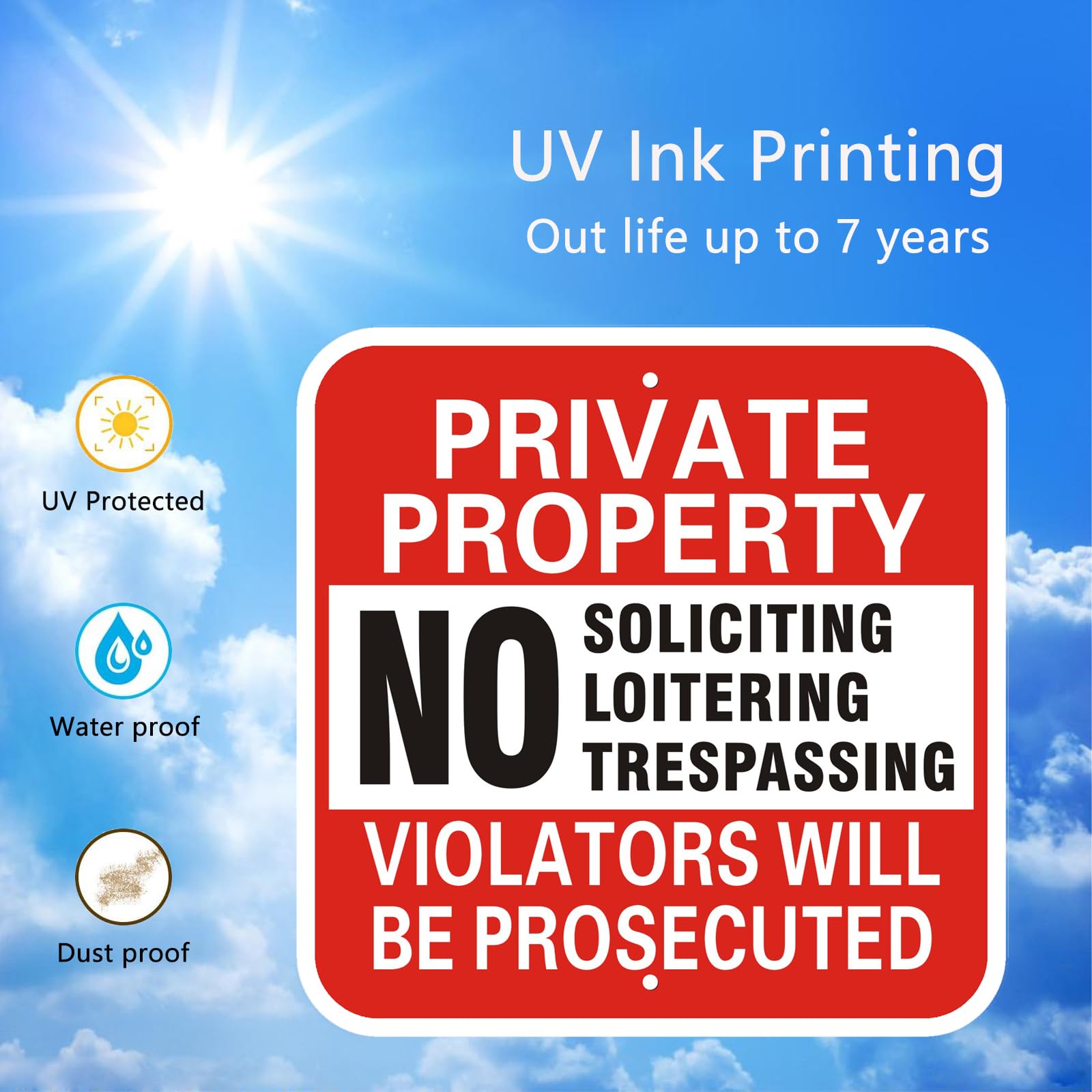 WANSMC violators will be prosecuted outdoor sign clearly communicates boundary warnings.