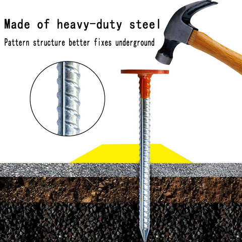 WANSRUYI heavy-duty stake is galvanized for durable performance and rust resistance on outdoor sites.