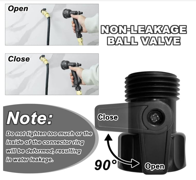 Wantmatch valve handle close-up demonstrates simple installation with minimal tools.