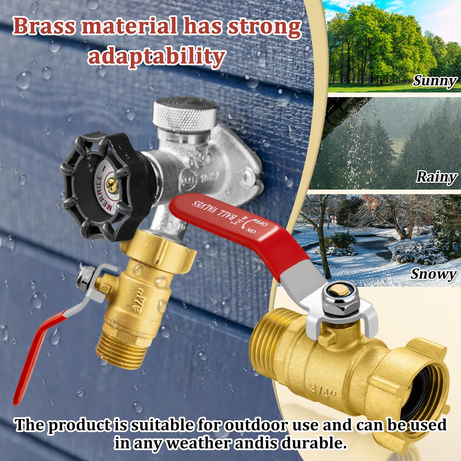Wantmatch brass valve offering reliable sealing and corrosion resistance.