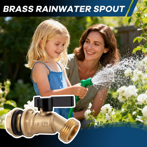 Wantmatch drain valve enables controlled water release during maintenance.