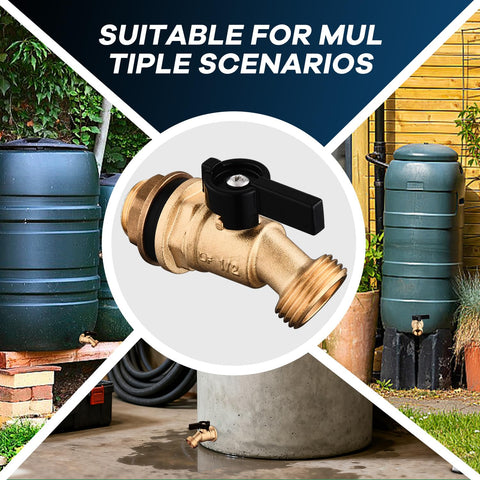 Wantmatch garden hose adapter allows quick connections for watering.