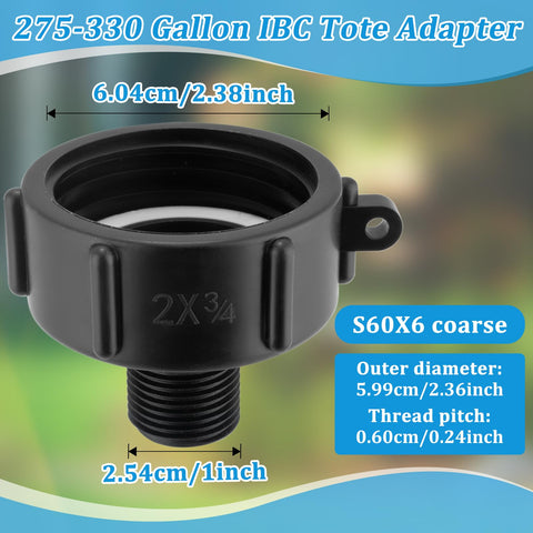 Wantmatch IBC adapter food-grade material supports safe water handling.