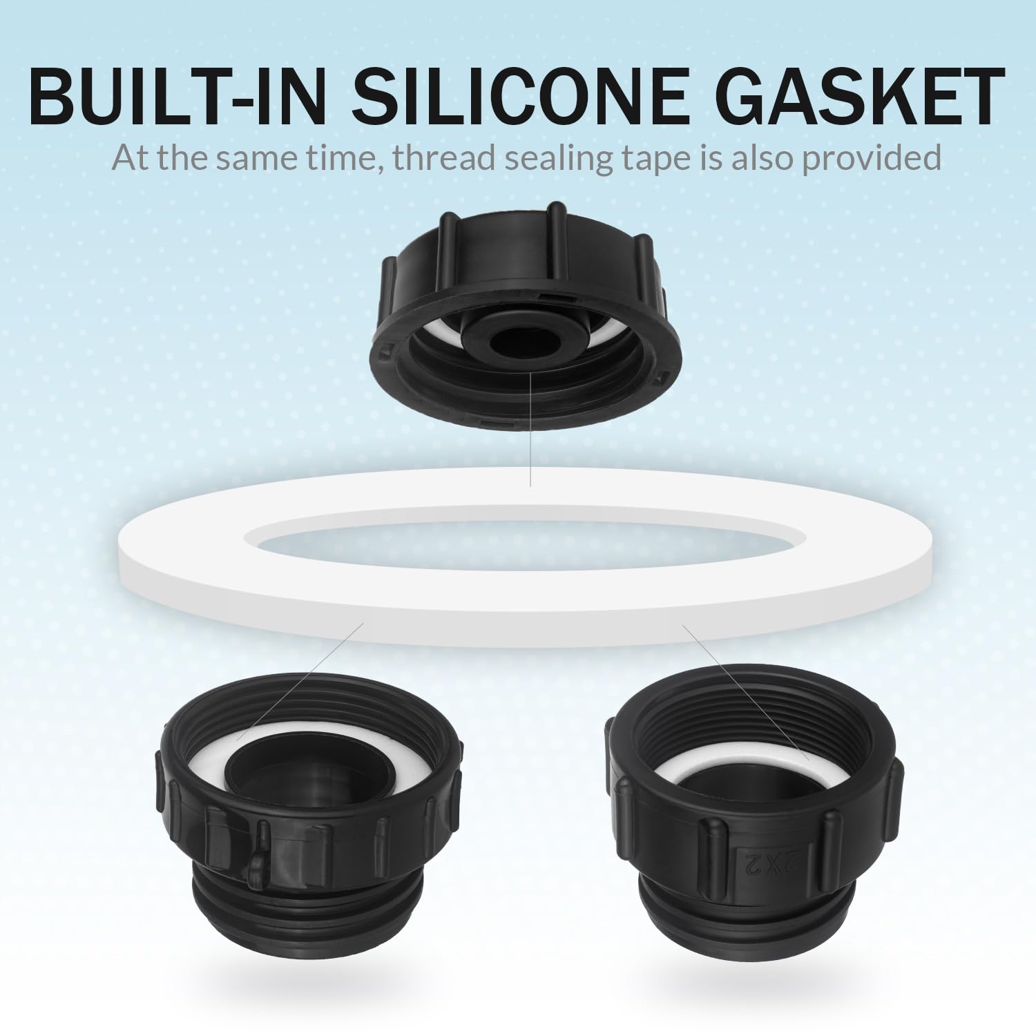 Wantmatch garden hose quick connector included for fast hose hookups.
