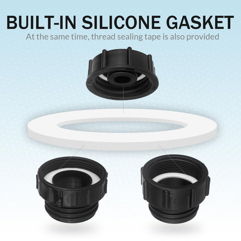 Wantmatch garden hose quick connector included for fast hose hookups.