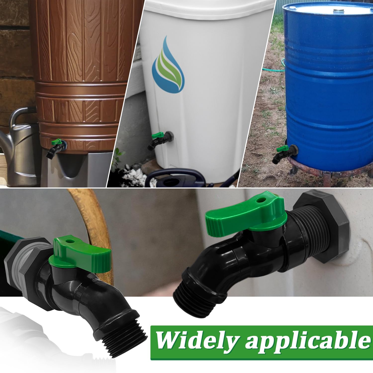 Wantmatch spigot with rotating valve for easy open and close