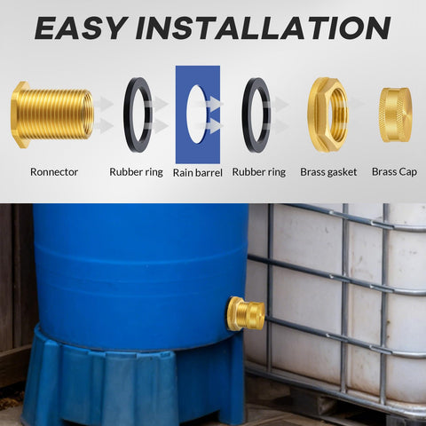 Wantmatch secure threaded connection enhances reliability in outdoor setups.