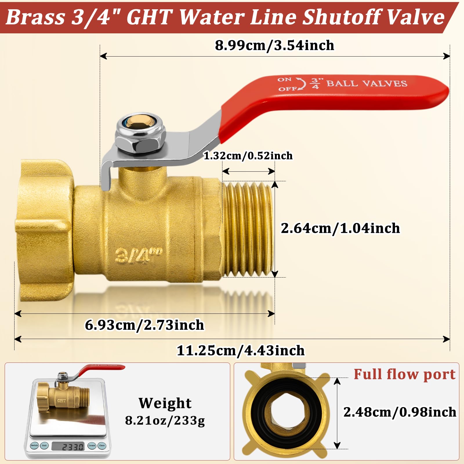 Wantmatch swivel joint valve enables smooth angle adjustments for easy reach.