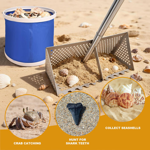 WARELOOR Sea Flea Rake salt spray tested for durable beach use