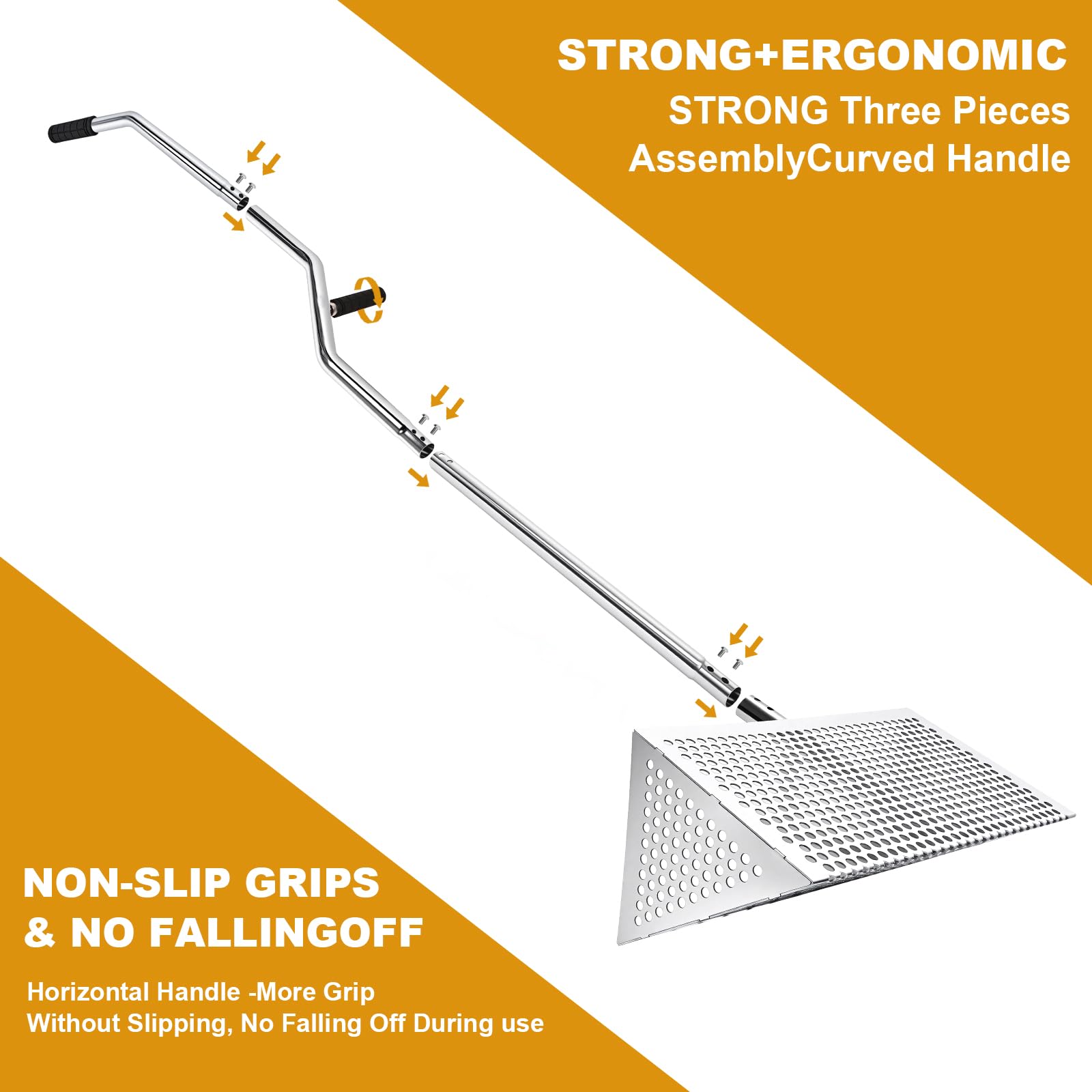 WARELOOR Sea Flea Rake three-piece assembly for easy setup