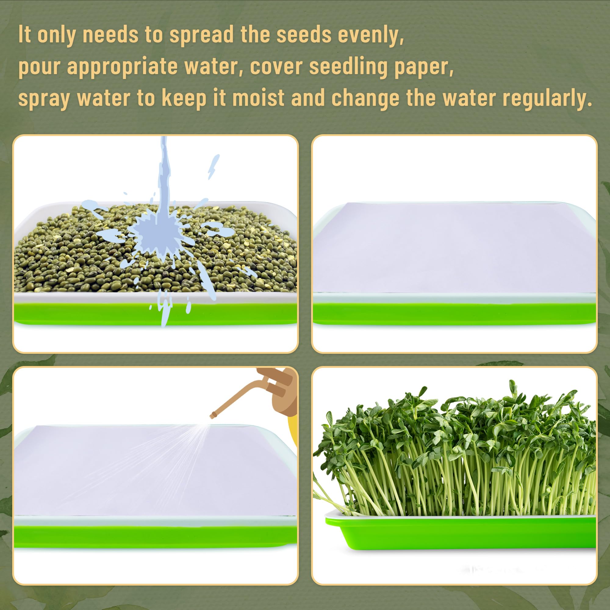 Warmfarm family education tray supports parent-child plant growing activities at home