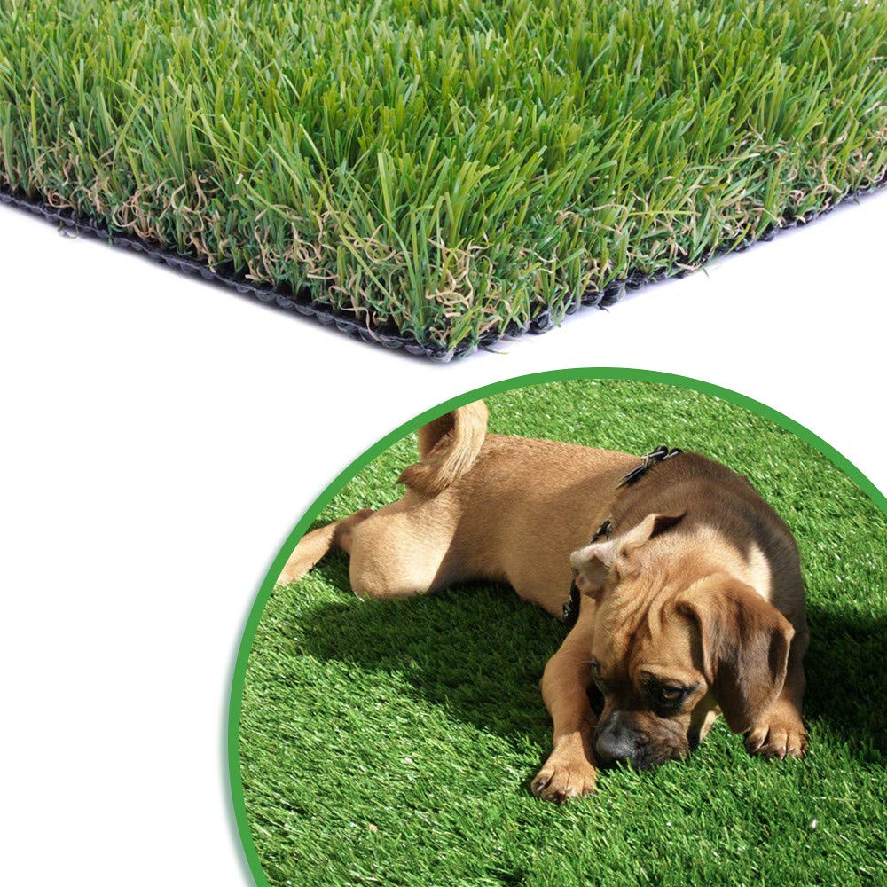WarmShe artificial grass 4x6 setup delivers year-round lush greenery.