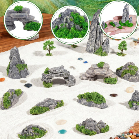 Warmtree diorama rock accents bring durable detail to scenes