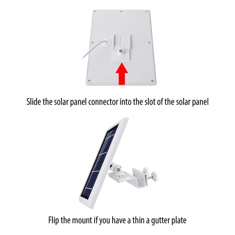 Wasserstein Gutter Mount 360-degree swivel for flexible solar panel positioning.