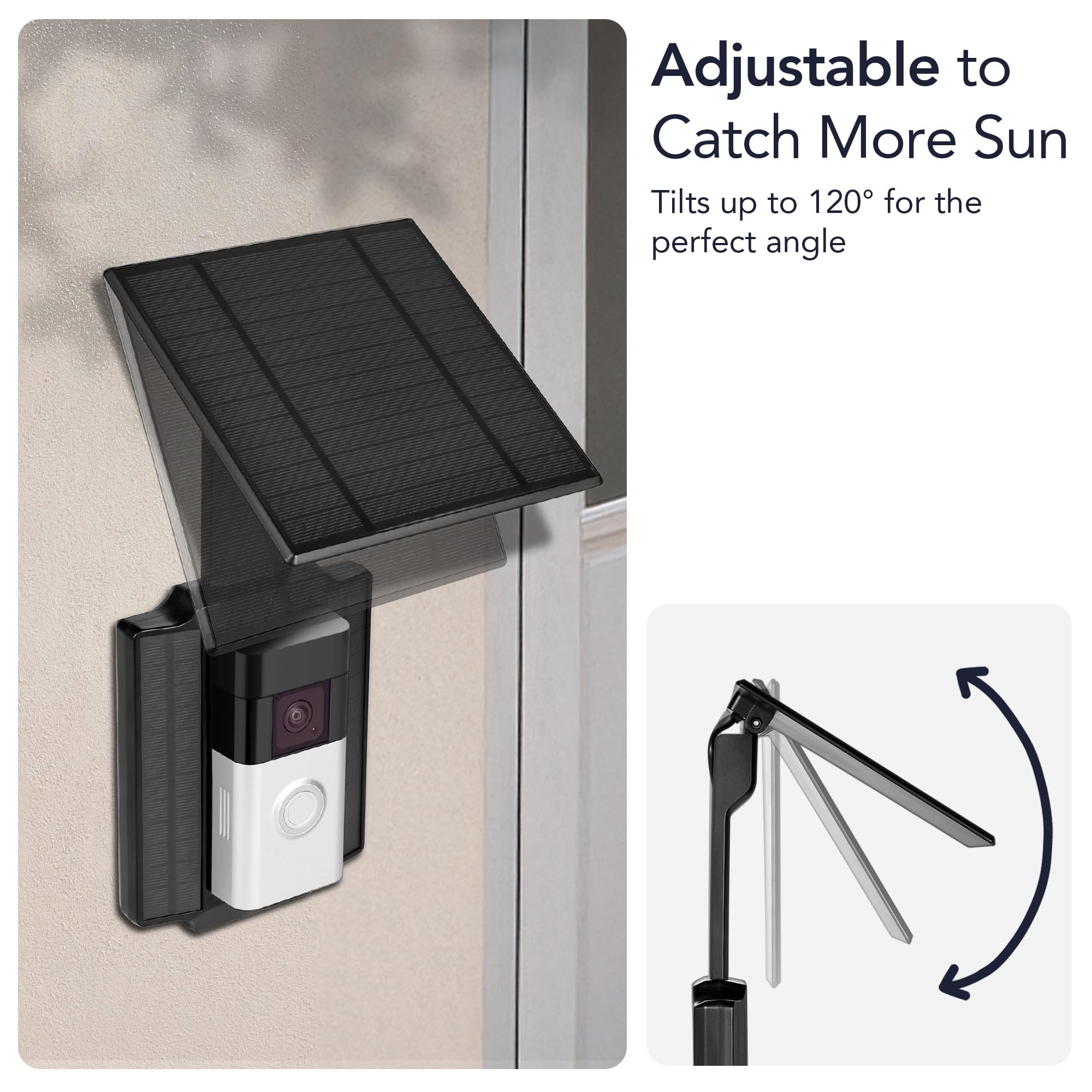 Wasserstein weather-resistant charger installed outdoors for any season.
