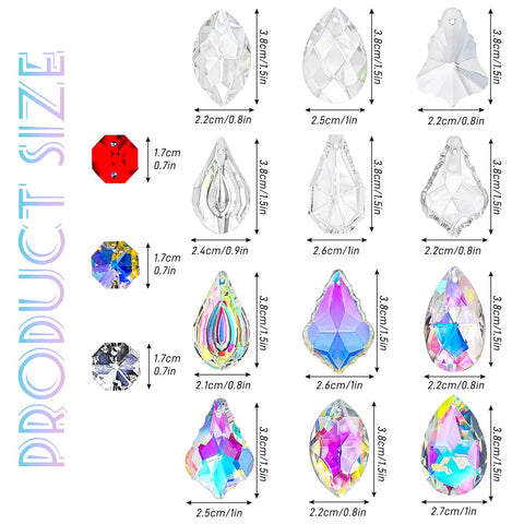 WASTROYAL AB-color prisms beads for colorful sparkle on sunny days