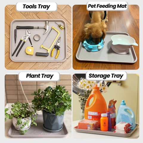 Wataniya Pet boot tray shows waterproof plastic surface for spills.