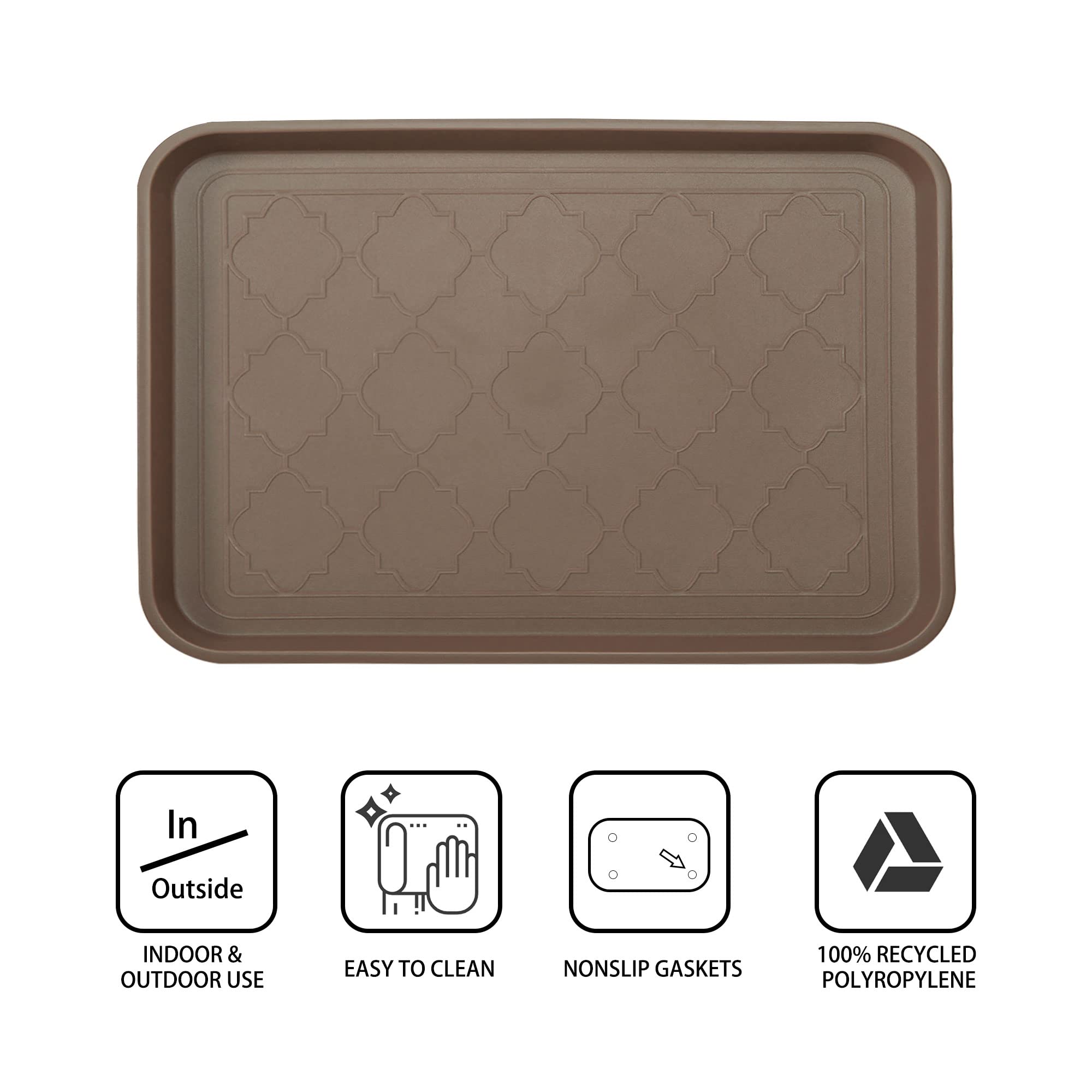 WATANIYA PET boot tray side detail shows raised edge for splashes.