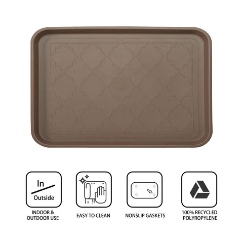 WATANIYA PET boot tray side detail shows raised edge for splashes.
