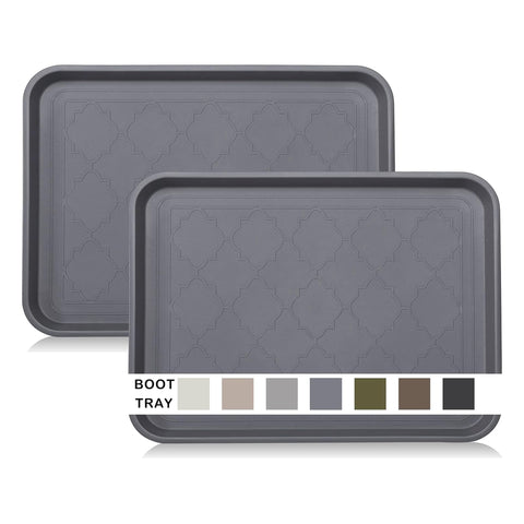 Wataniya Pet pack two trays for versatile entryway setup.