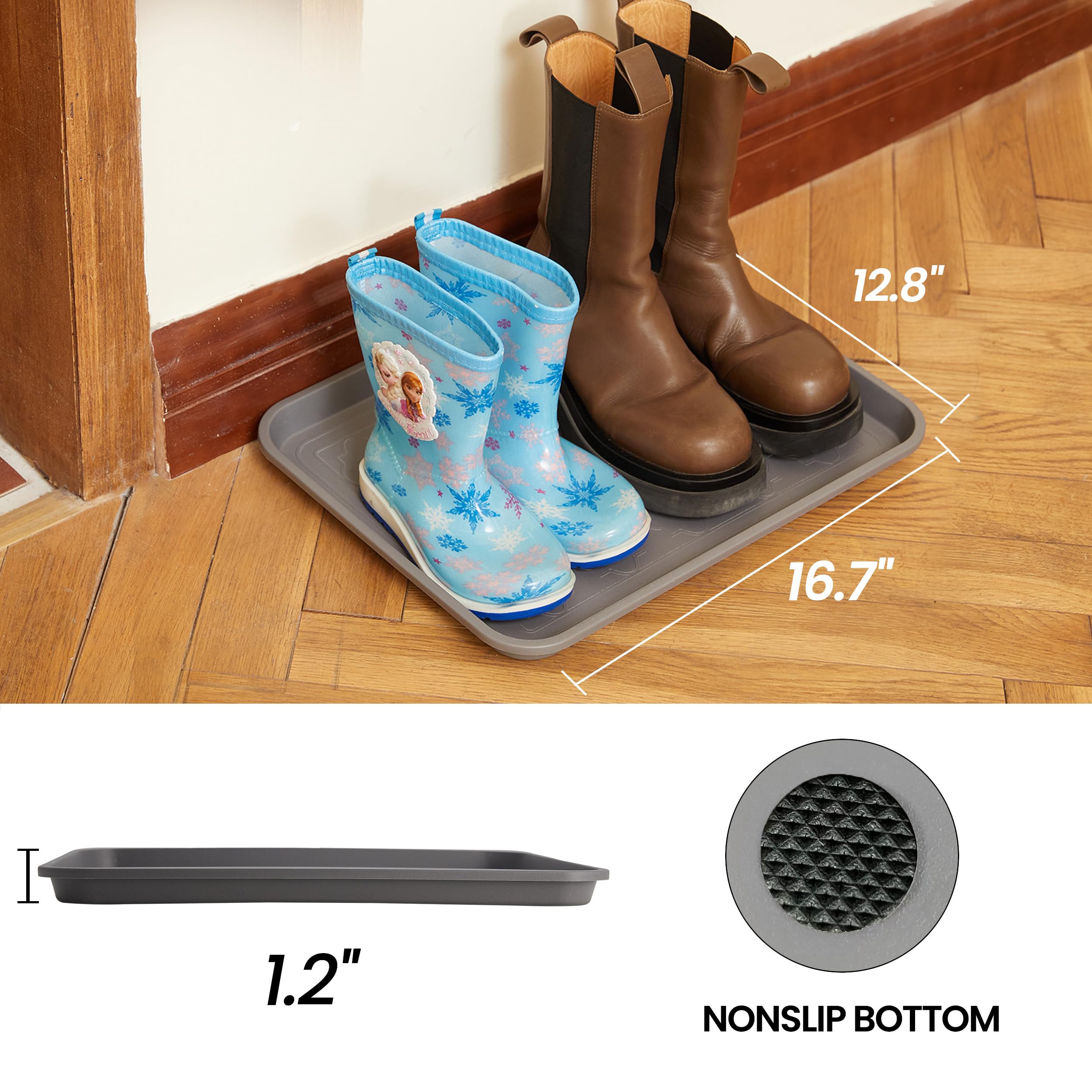 Wataniya Pet heavy-duty shoe mat protects your entry with durable design.