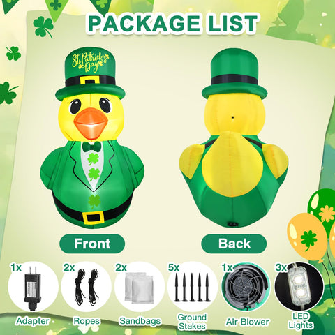 Watato outdoor duck inflatable yard decor for easy setup and storage.