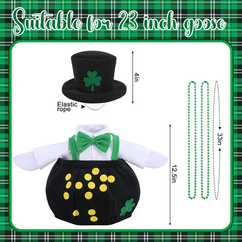 Watayo hat with clover patch completes the St. Patrick's look