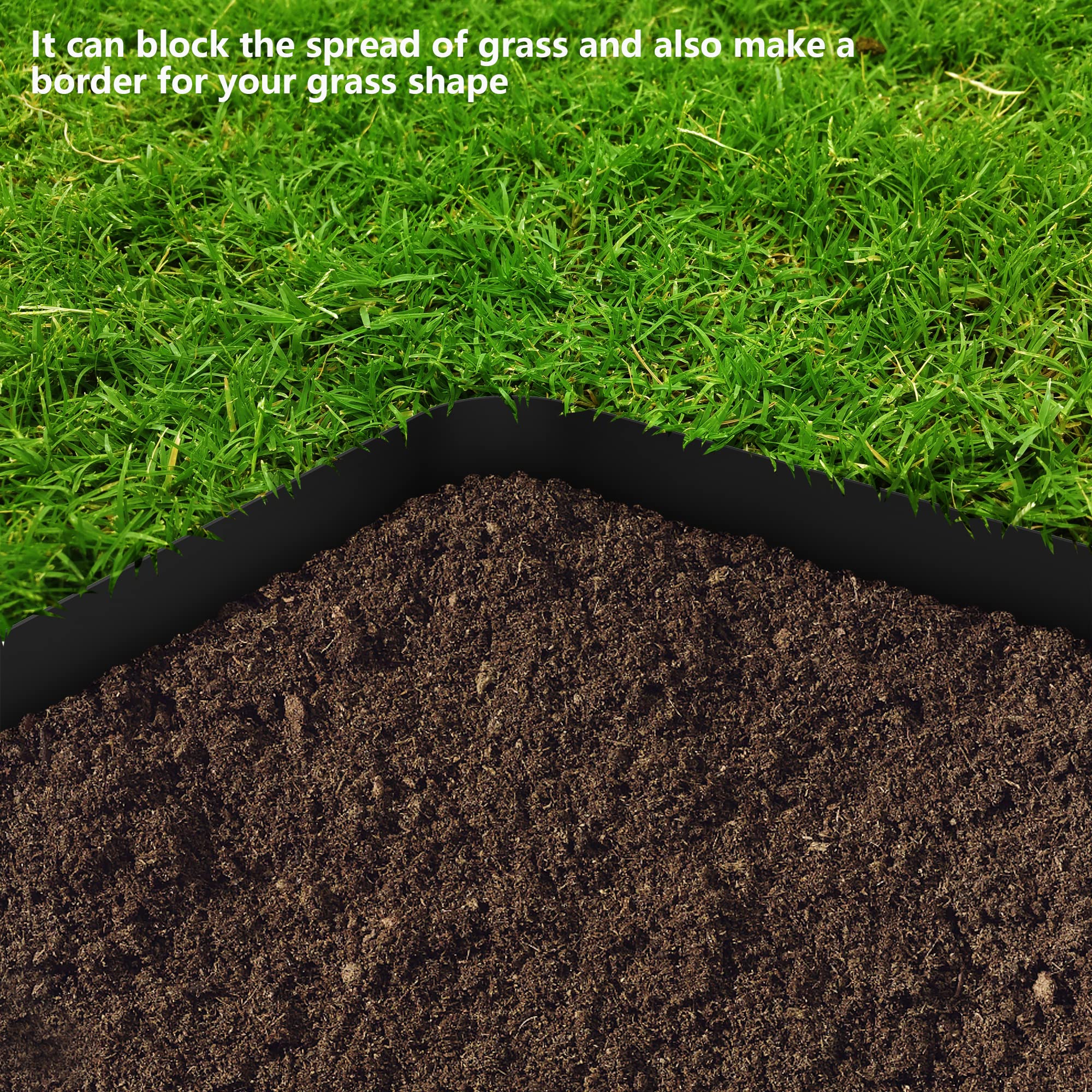 Watayo ground spikes kit secures the barrier for lasting landscape boundaries.