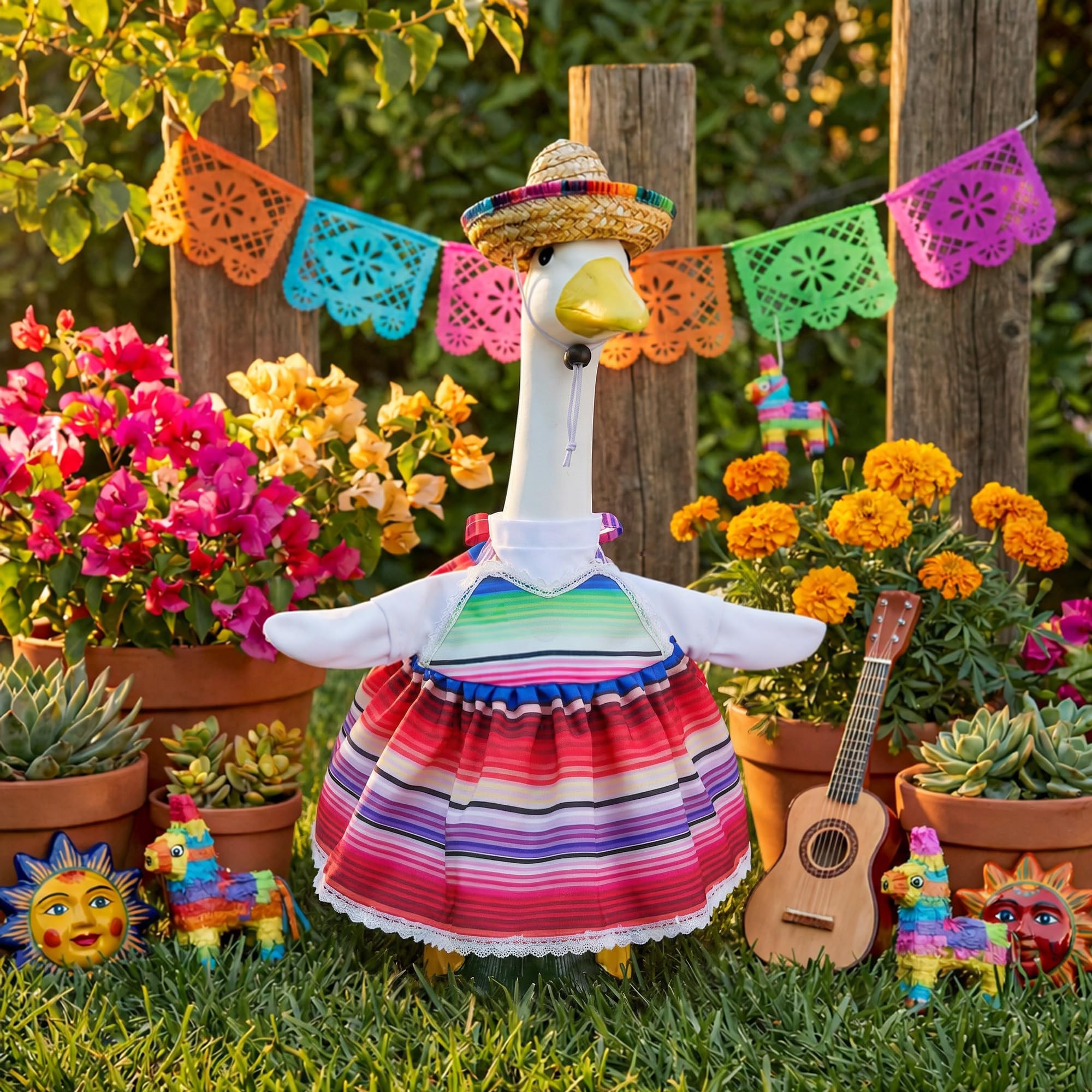 Watayo Mexican themed goose outfit set for Cinco de Mayo parties.