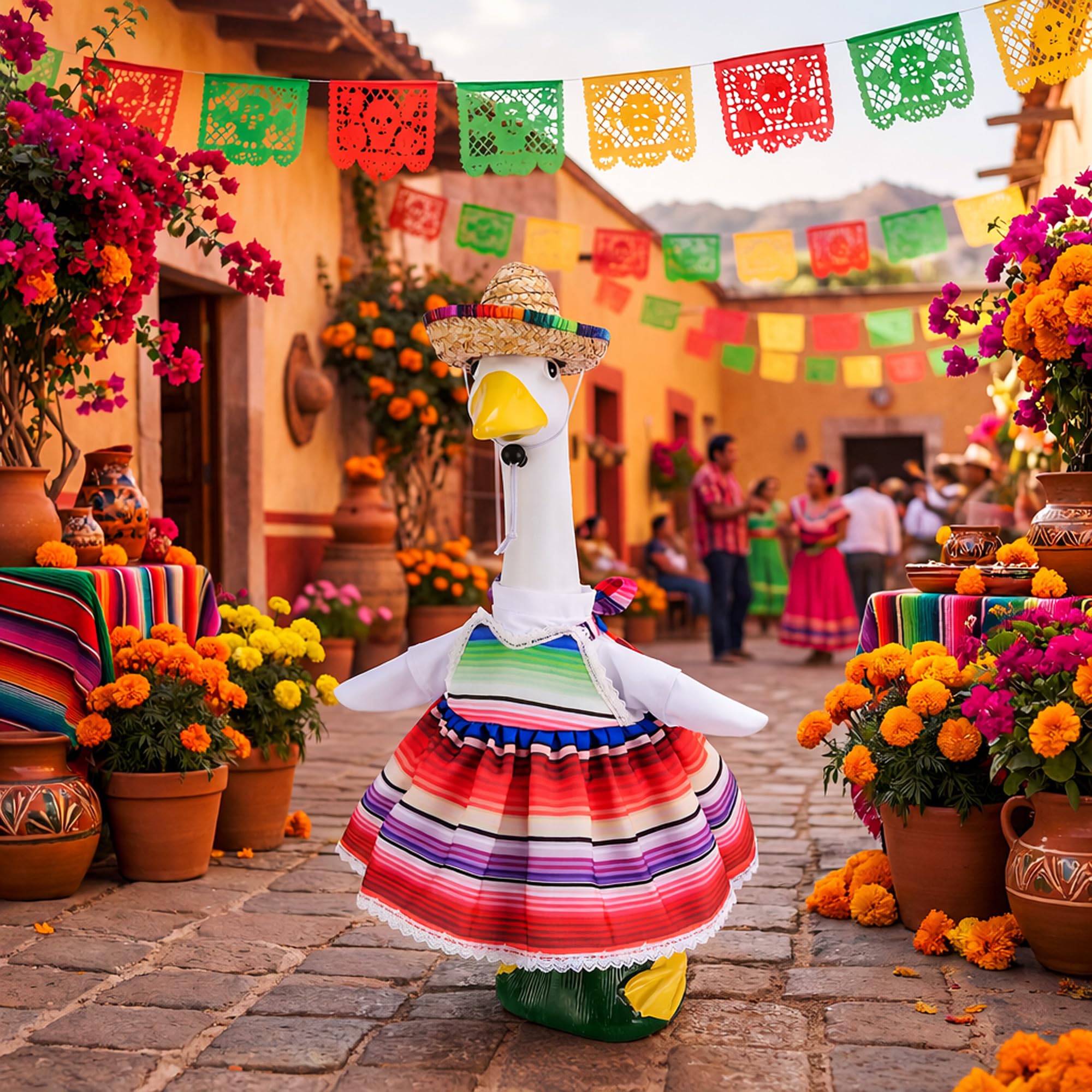 Watayo outdoor yard goose decor transforms lawns into lively centerpieces.