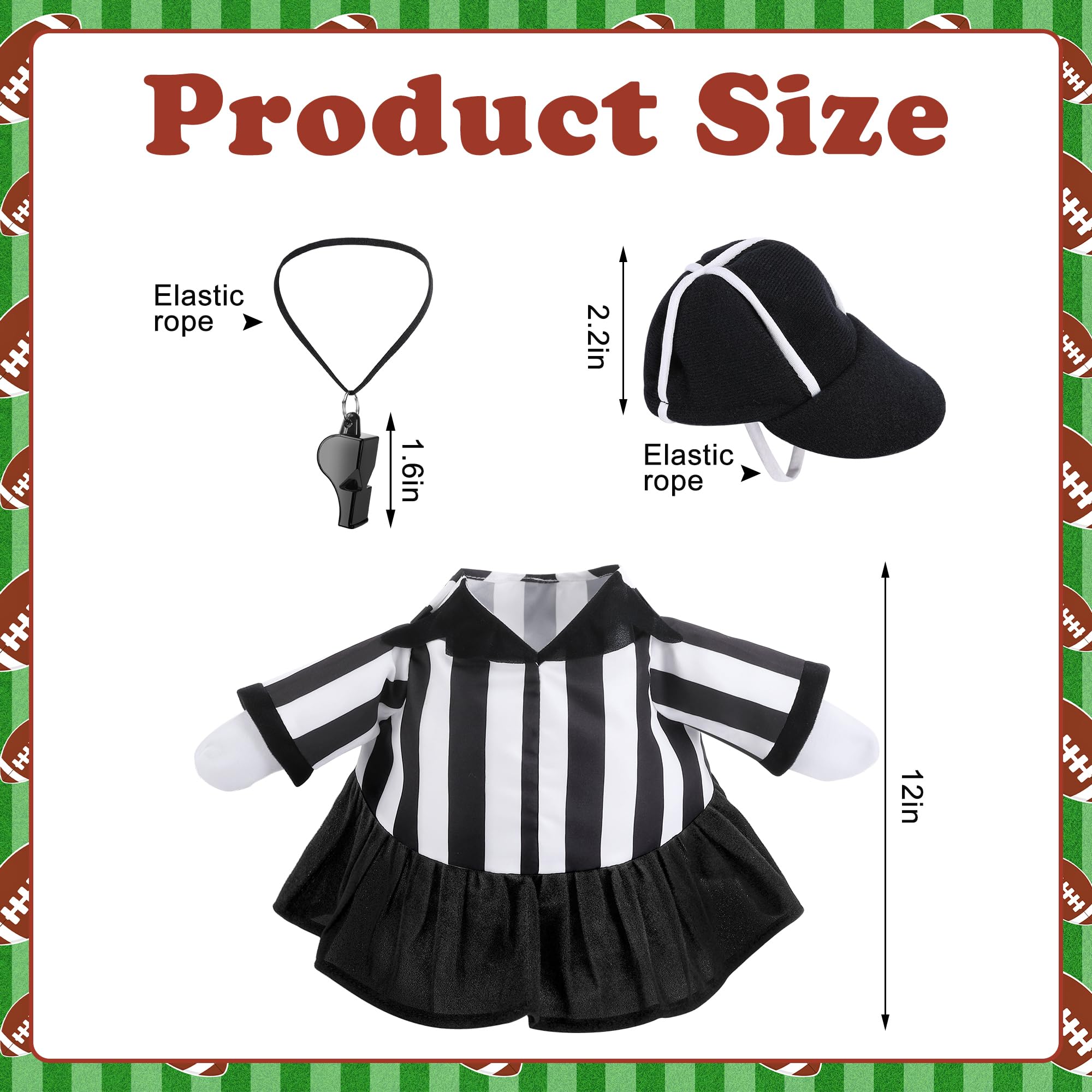 Watayo referee goose hat adds stylish detail to garden centerpiece