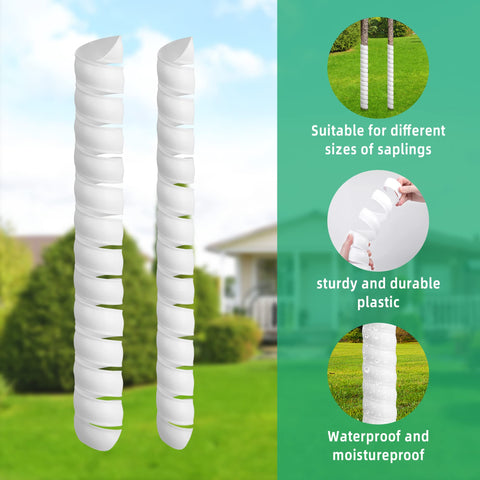 Watayo tree protector connected lengthens coverage for larger trees